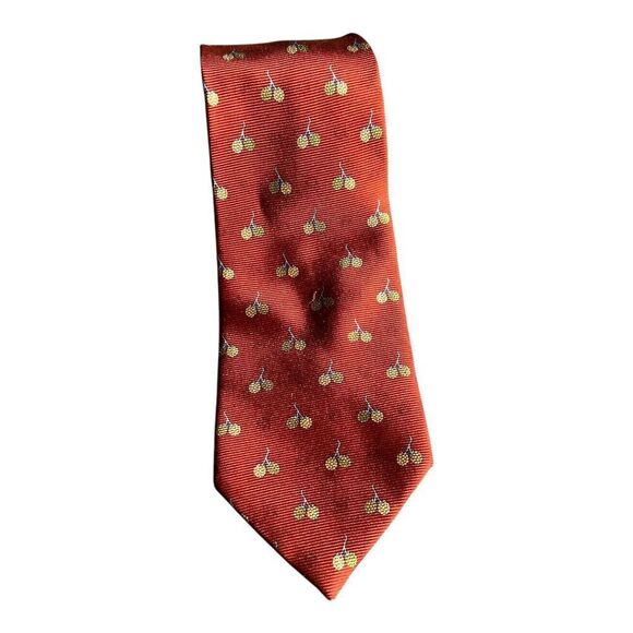 Loewe Madrid Red Frutos Tie Red Silk - Picture 6 of 6